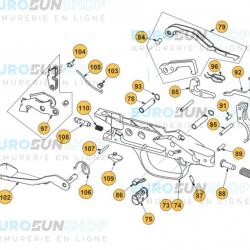 BOUTON SURETE SECURITE BROWNING A5 CALIBRE 12 OCCASION