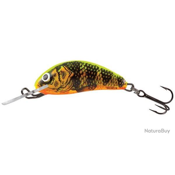 Poisson Nageur Salmo Hornet Floating 3,5cm 2,2g GFP - Gold Fluo Perch 3,5cm