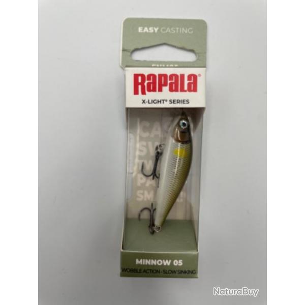 Leurre Flottant Rapala X-Light Minnow - 5Cm naturel