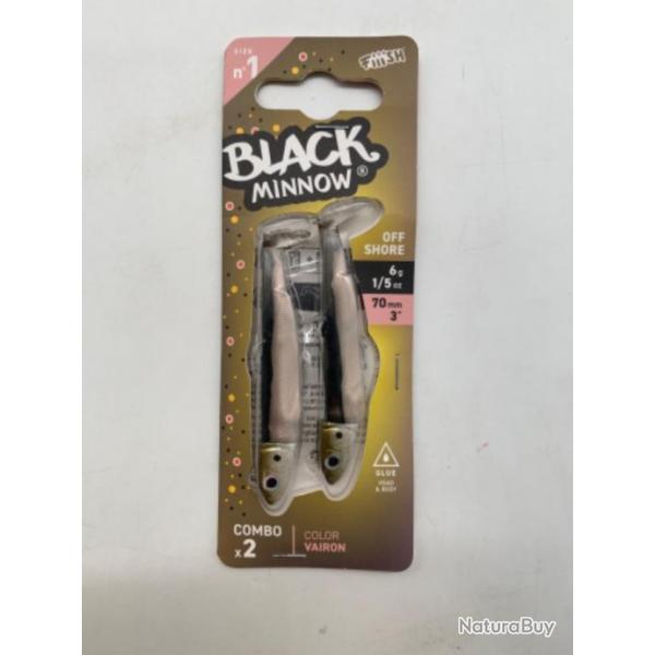 Leurre souple Fiiish black minnow 6 gr vairon