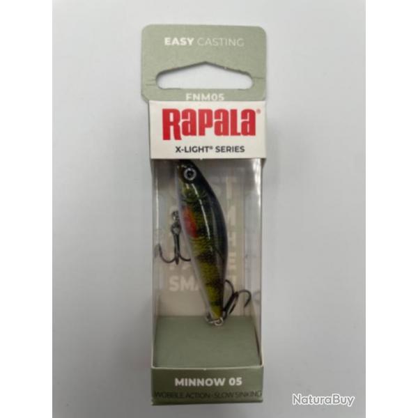 Leurre Flottant Rapala X-Light Minnow - 5Cm naturel perche