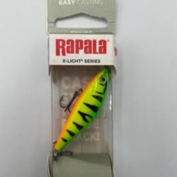 Leurre Flottant Rapala X-Light Minnow - 5Cm Firetiger