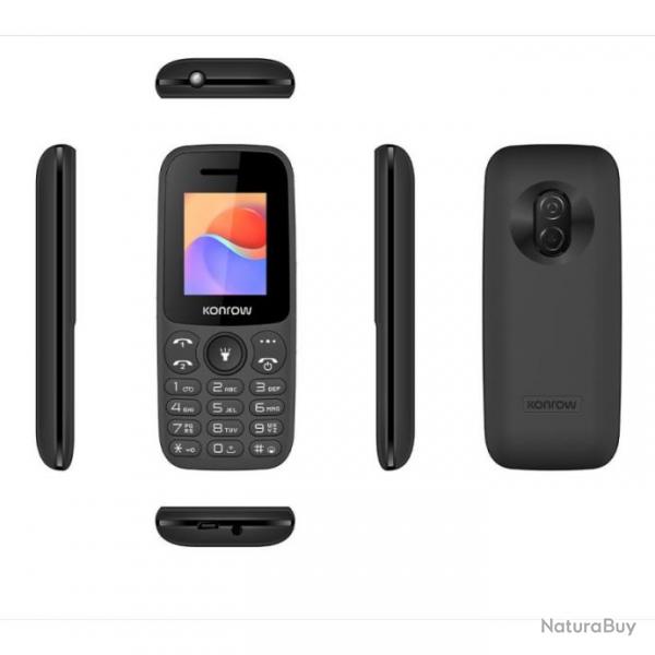 Tlphone Portable Konrow MOBY Noir