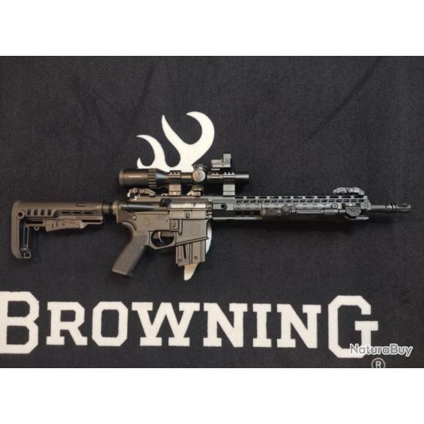 Carabine semi-automatique HAMMERLI TAC R1 - 22LR + Lunette, Point rouge, bipieds, rcuprateur d'tu