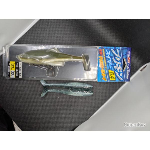 Leurre GETNET + 2 leurres STORM SHAD offert