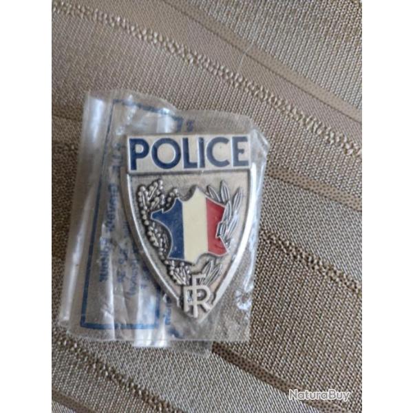 insigne casquette police