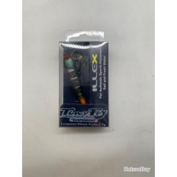 Leurre Illex Tiny fry 2,7 gr noir