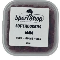 SPORTSHOP PELLETS D'ESCHAGES SOFTHOOKERS ROUGE 80GR 6,00mm