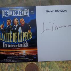 Gerard Darmon acteur chanteur autographe film document