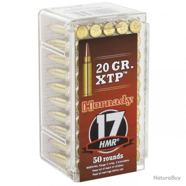 1 Boite de 50 Balles Hornady 17HMR XTP