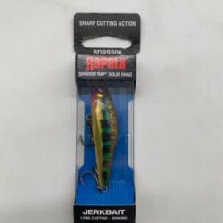 Leurre Jerkbait Rapala Shadow rap solid shap 7 gr vert