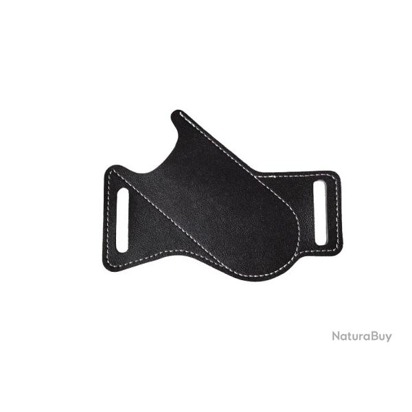 Etui noir pour grand couteau pliant