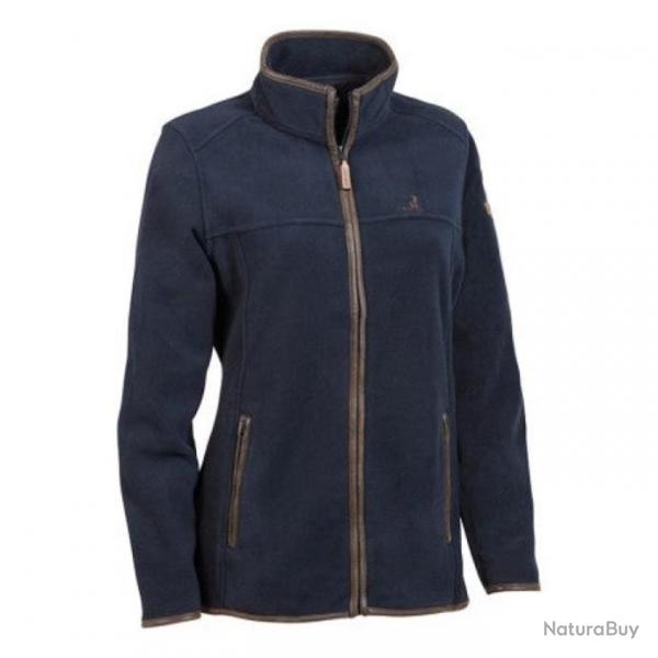 Blouson polaire Percussion Scotland femme - Bleu / M