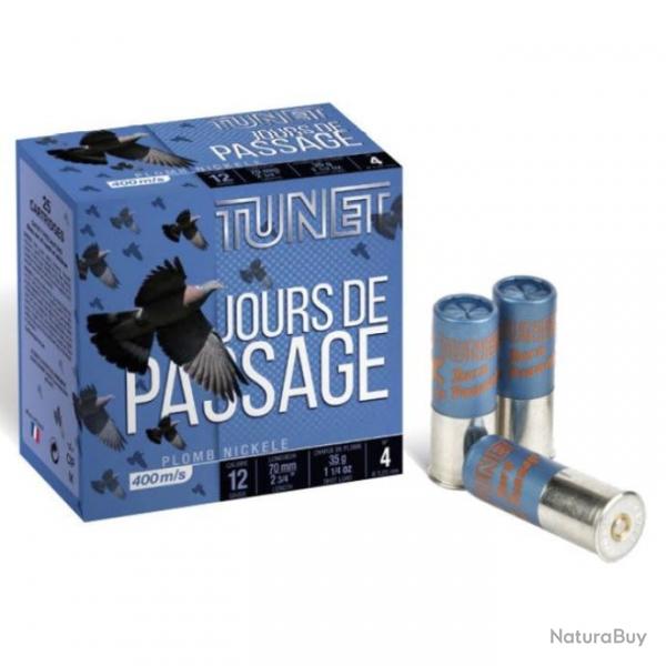 Cartouches Tunet Jours de passage Cal. 12 70 Nickel Par 1