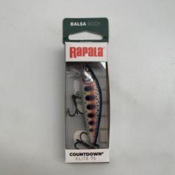 Leurre dur Rapala countdown élite 75 argent