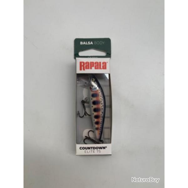 Leurre dur Rapala countdown lite 75 argent