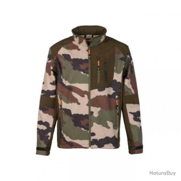 Veste de chasse Percussion Softshell - Camo / XL