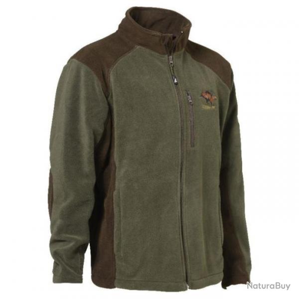 Veste polaire Percussion Col brode - Vert / 3XL