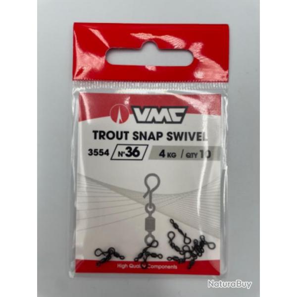 merillons VMC trout snap swivel n36