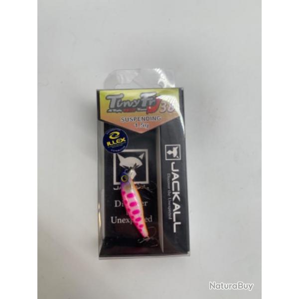 Leurre Illex jackal Tiny fry 38 1,5 gr rose