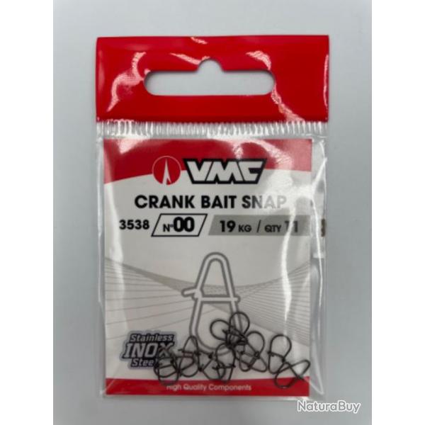 Agrafes VMC Crank bait snap n00