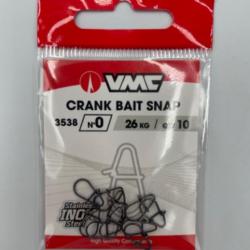 Agrafes VMC Crank bait snap n0