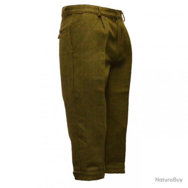 Knickers en tweed vert fonc