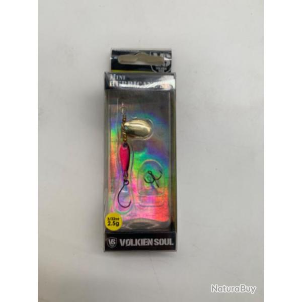 Cuillre tournante Volkien soul mini hurricane sp 2,5 gr rose