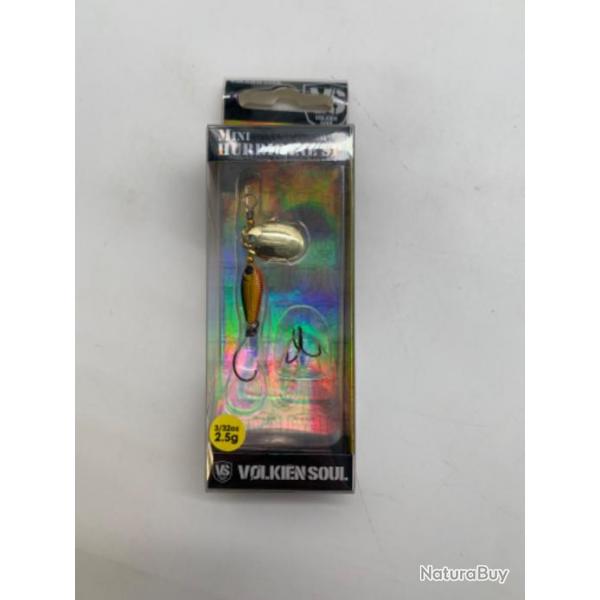 Cuillre tournante Volkien soul mini hurricane sp 2,5 gr or