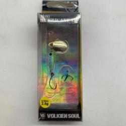 Cuillère tournante Volkien soul mini hurricane sp 2,5 gr bleu