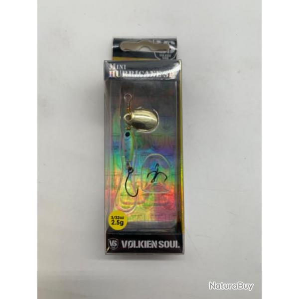 Cuillre tournante Volkien soul mini hurricane sp 2,5 gr bleu