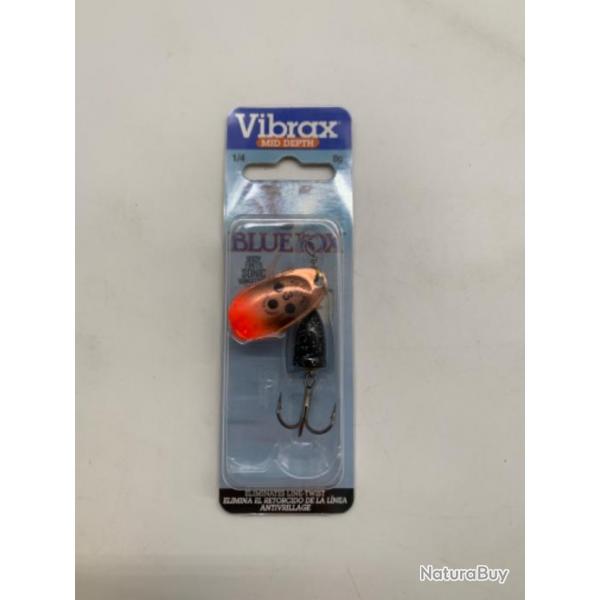 Cuillre tournante Vibrax blue Fox 8 gr bronze