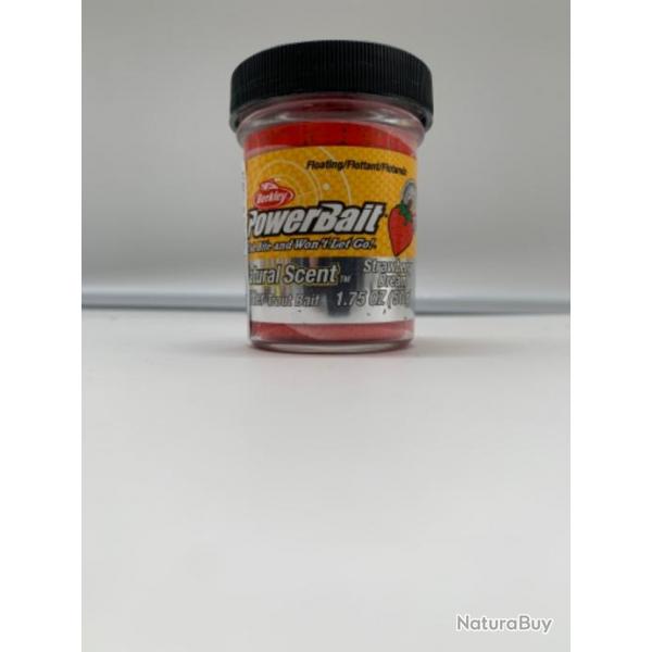 Pte  truite Berkley powerbait rouge fraise