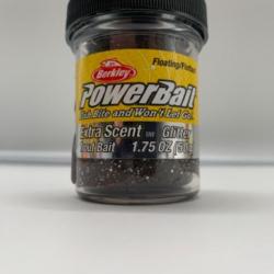 Pâte à truite Berkley powerbait noir glitter