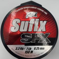 Nylon Sufix SFX 0,25mm 100m