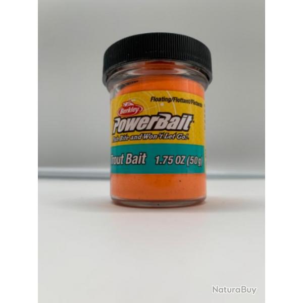 Pte  truite Berkley powerbait orange