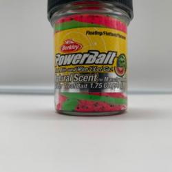 Pâte à truite Berkley powerbait rose vert pastèque