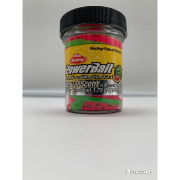 Pte  truite Berkley powerbait rose vert pastque