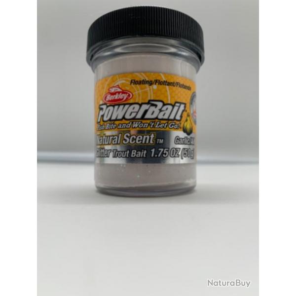 Pte  truite Berkley powerbait blanc ail