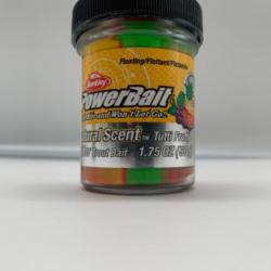 Pâte à truite Berkley powerbait multicolore tutti fruit