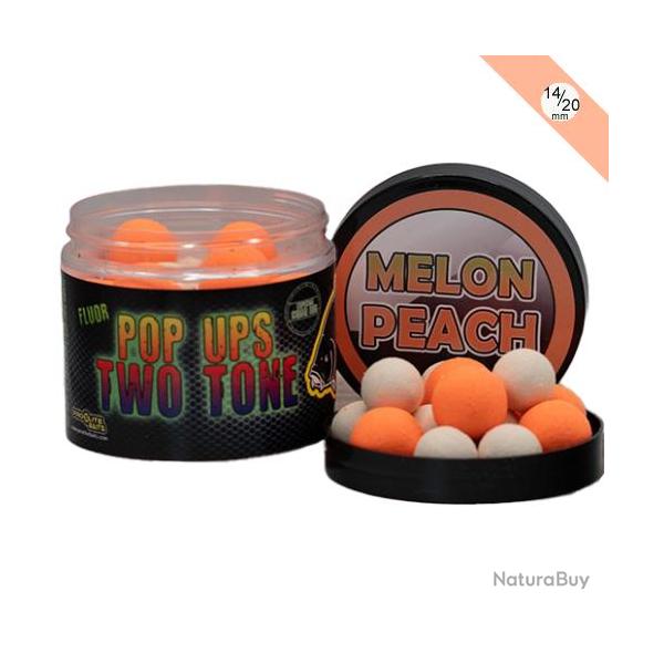 Pop Ups Pro Elite Baits Fluoro Two Tone Melon & Peach 14/20mm 200ml