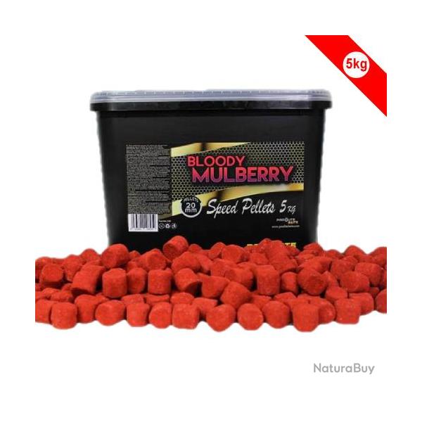 Pellets Pro Elite Baits Gold Speed Pellets Bloody Mulberry 20mm 5kg