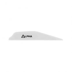 Plume de flèche Plastique BOHNING ALPHA (par 100) - Blanc