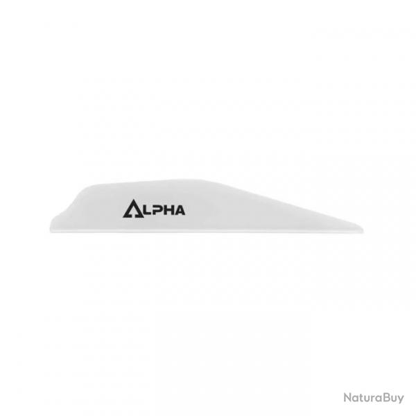 Plume de flche Plastique BOHNING ALPHA (par 100) - Blanc