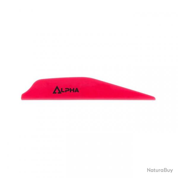 Plume de flche Plastique BOHNING ALPHA (par 100) - Rose Fluo