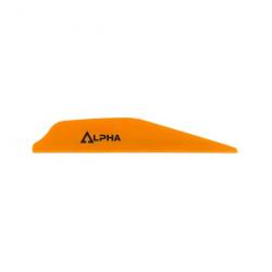 Plume de flèche Plastique BOHNING ALPHA (par 100) - Neon Orange