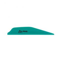 Plume de flèche Plastique BOHNING ALPHA (par 100) - Turquoise