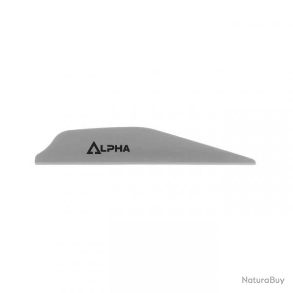 Plume de flche Plastique BOHNING ALPHA (par 100) - Gris