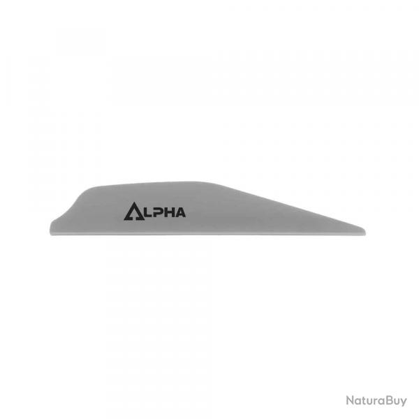 Plume de flche Plastique BOHNING ALPHA (par 100) - Gris