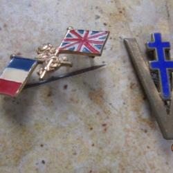 AS FFI résistant Paris maquis patriote croix Lorraine libération France libre victoire Anglais GB